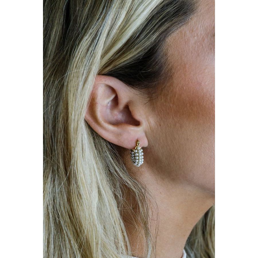 Classic Pearl Huggie Earrings