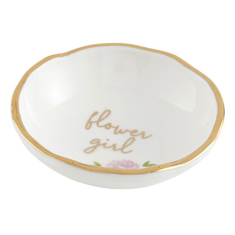 Jewelry Dish - Flower Girl-White Pier Gifts