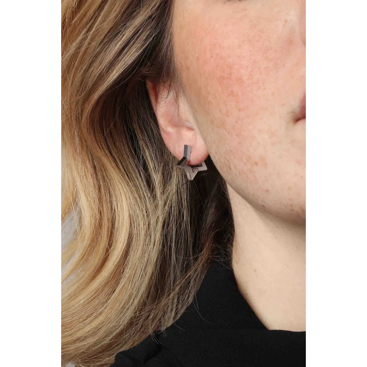 Shining Star Huggie Earrings