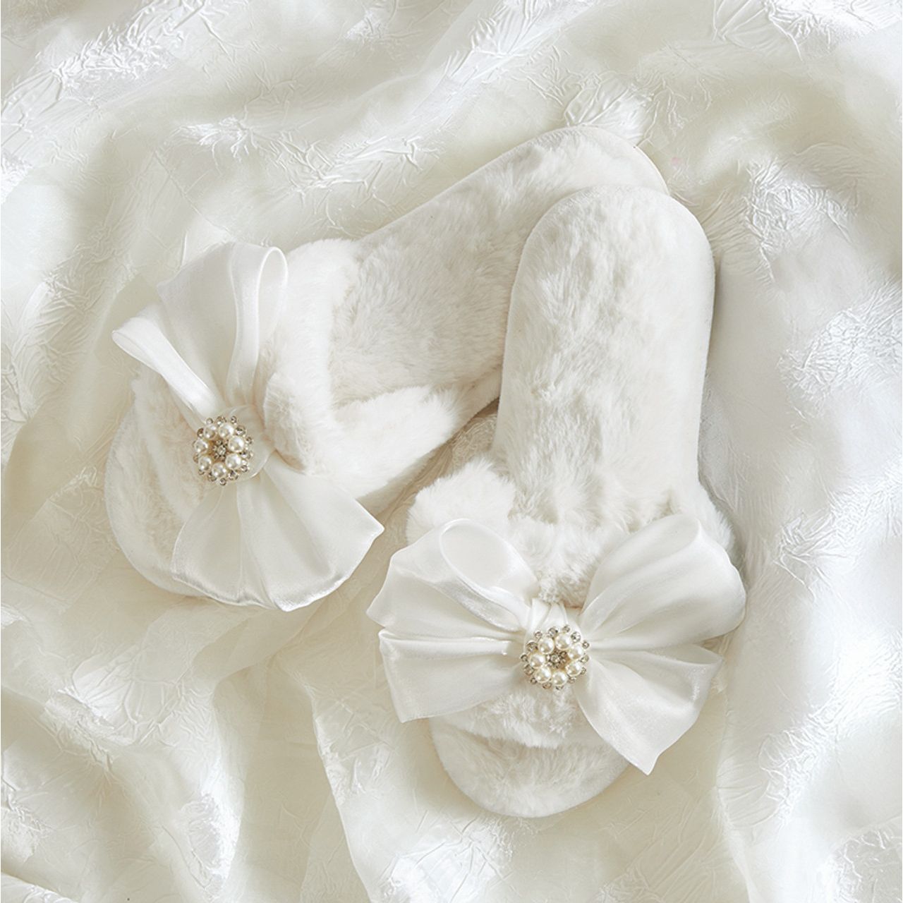 Something Sparkly Bridal Slippers