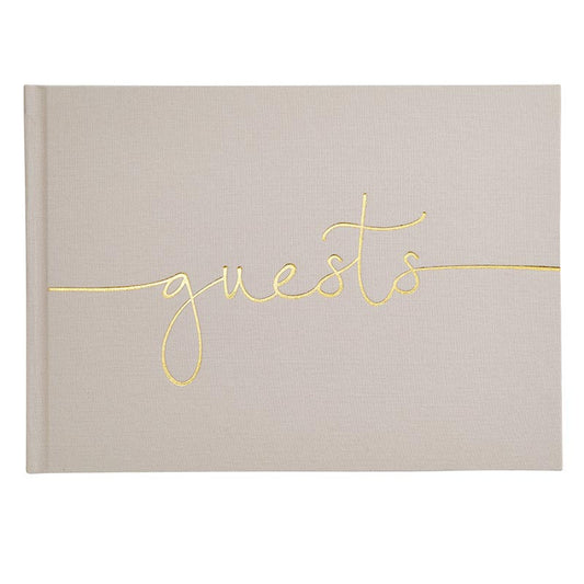Elegant Hardcover Guest Book