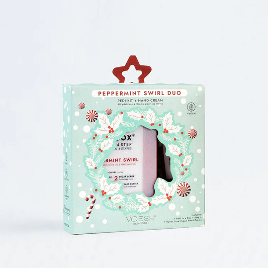Peppermint Swirl Nail Duo Gift Set
