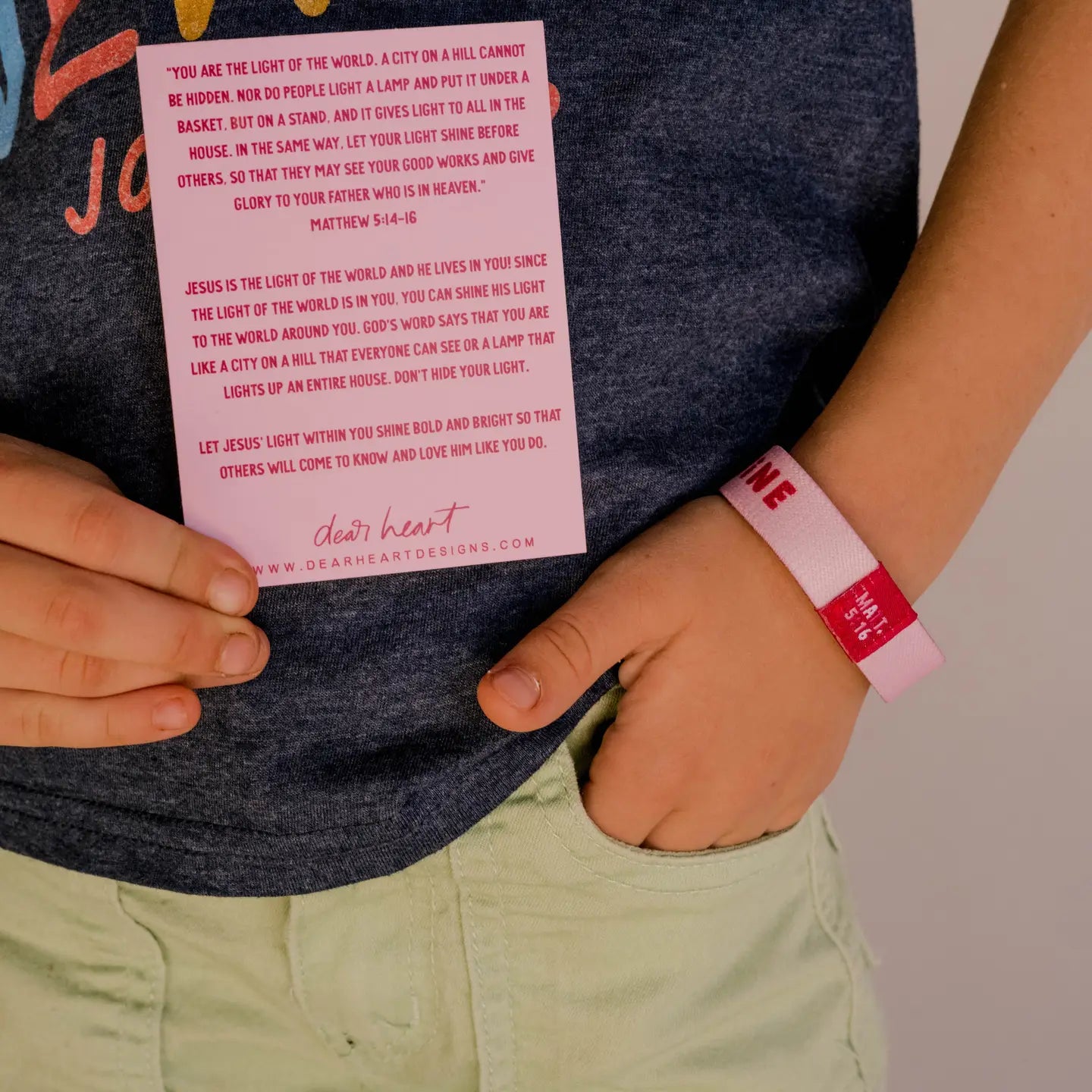 Let Your Light Shine Kids Bracelet by Dear Heart