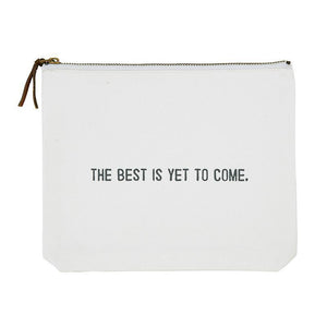 Canvas Zipper Pouch - 3 options-White Pier Gifts