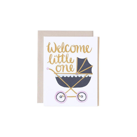Card - Welcome Baby Card-White Pier Gifts