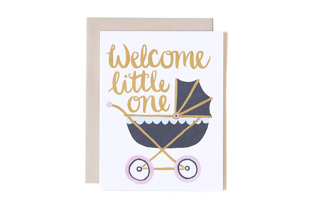 Card - Welcome Baby Card-White Pier Gifts