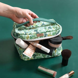 Cosmetic Pouch - Mint Meadow-White Pier Gifts