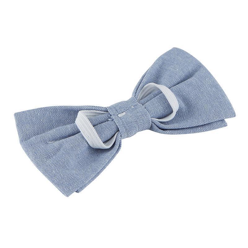 Pet Bow Tie - Chambray-White Pier Gifts