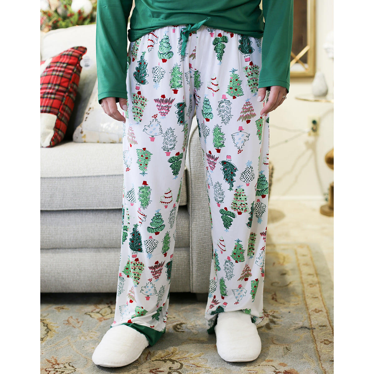 Christmas Pajamas - Treeful Sleep Pants – White Pier Gifts